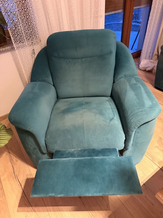 Zestaw kanapa i fotel