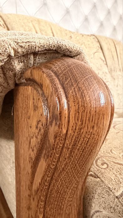 Komplet wypoczynkowy narożnik + sofa | Dąb | Rozkładane |