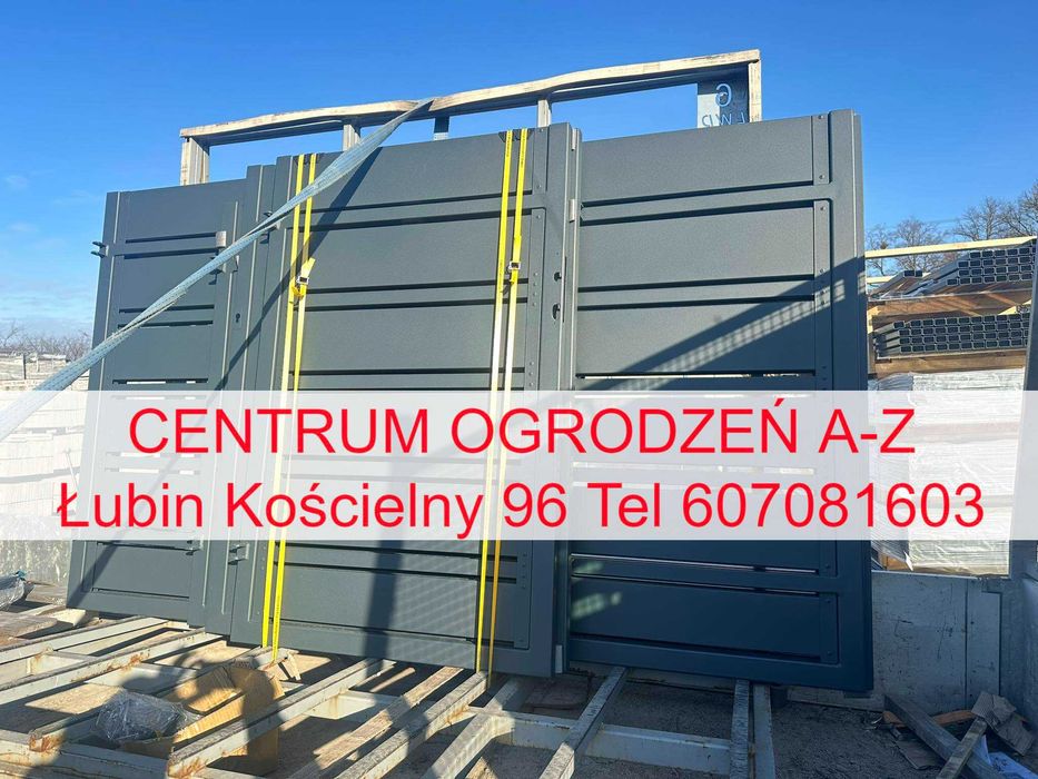 Ogrodzenie panelowe fi4 lub fi 5 mm na podmurówce z montażem PODLASKIE