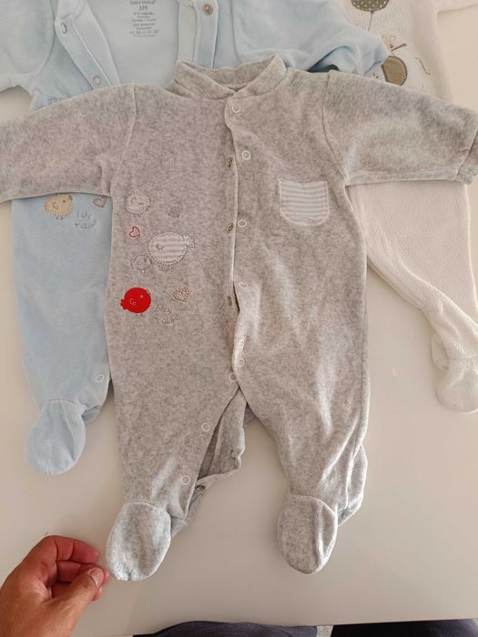 Pack 3 babygrow polares