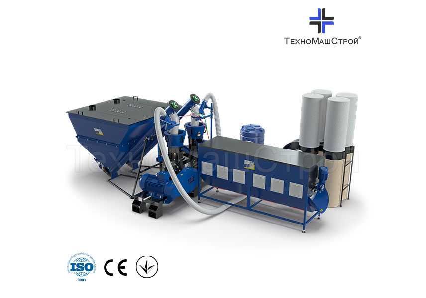 Лінія гранулювання пелет МЛГ 1000 DUO PRO Обладнання для пелет.