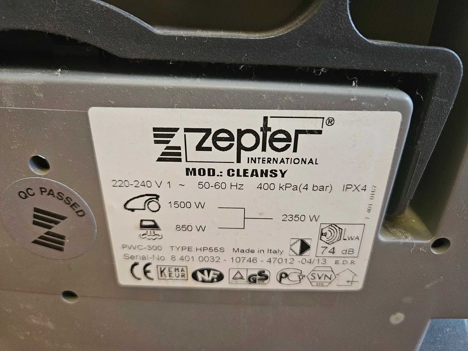 Пароочисник + парова праска Zepter CleanSy