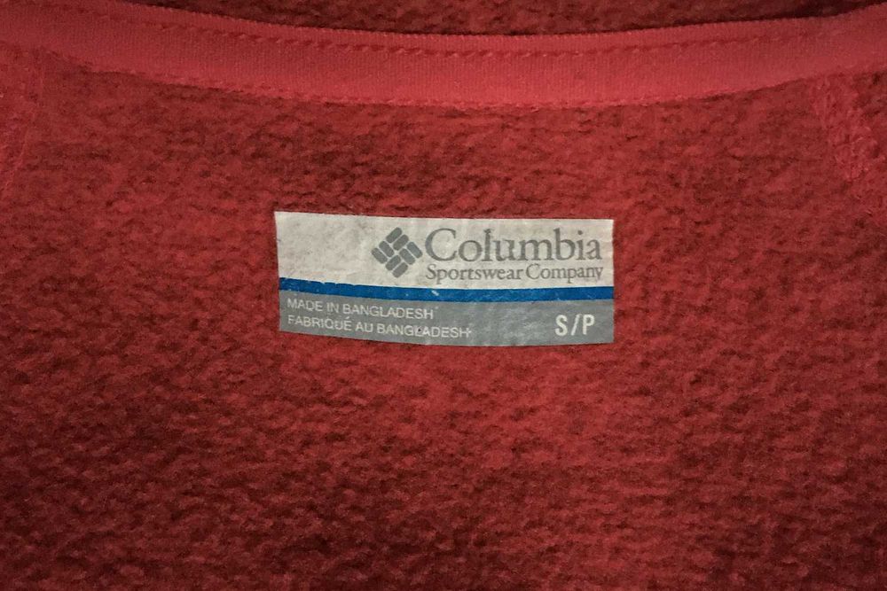 Lekka bluza jak polarowa marki Columbia wcięta w talii dopasowana S