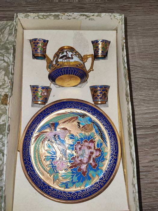 Conjunto em Cloisonné