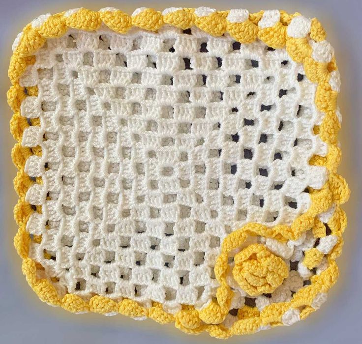 Porta-Guardanapos em Crochet, Novo/Único/Exclusivo