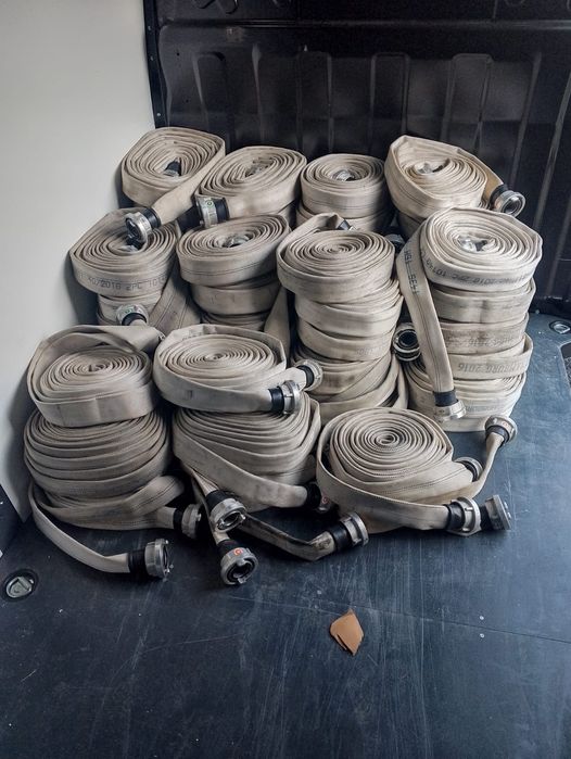 Wąż węże strażackie 2 cale 52mm Niemieckie 15 m 16 bar Deszczownia