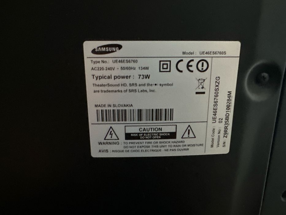 Телевізор Samsung 46 Full HD