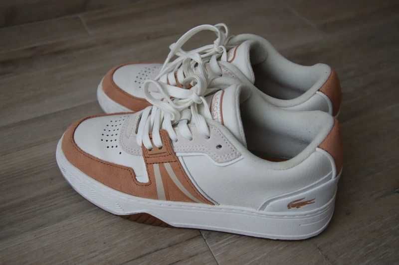 Ténis Lacoste Branco e Rosa Mulher Tam. 35,5