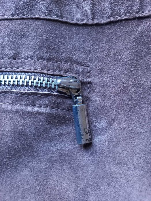 Женская куртка жакет из натуральной замши