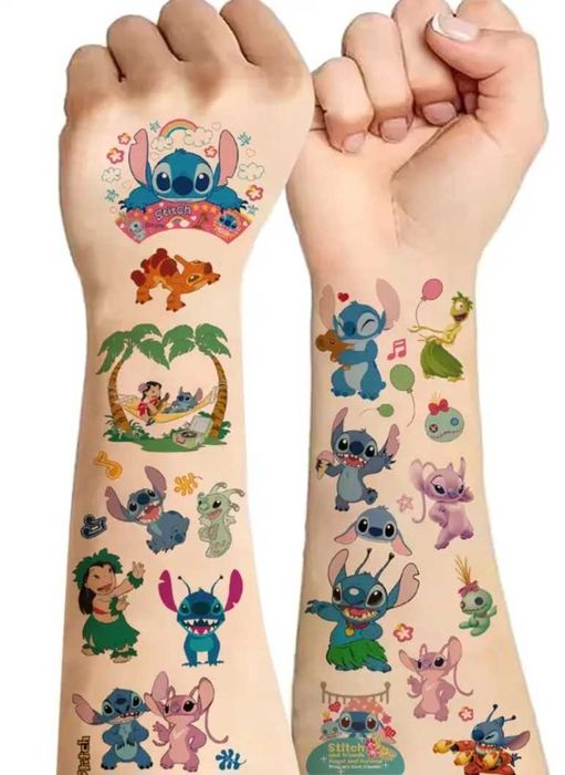 Tatuaże dziecięce LILO I STITCH 5 arkuuszy!