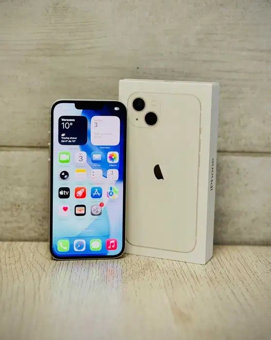 iPhone 13 128GB Biały  Idealny stan | Face ID | Komplet