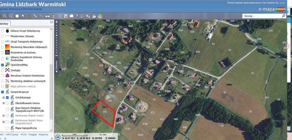 Sprzedam działkę budowlaną - Lauda