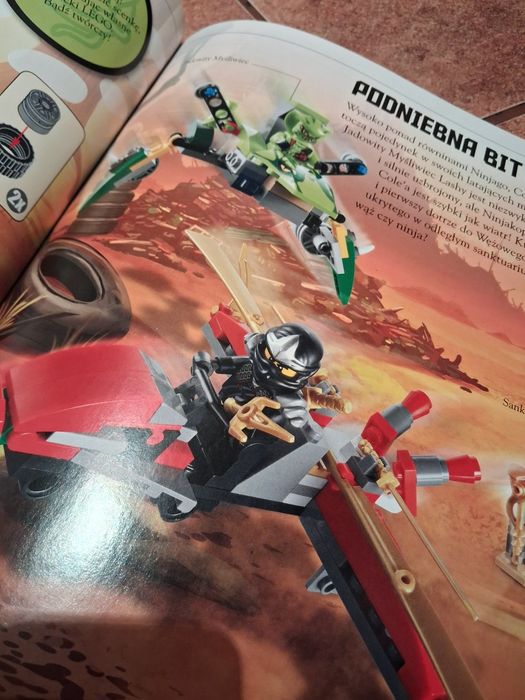 Książka lego ninjago