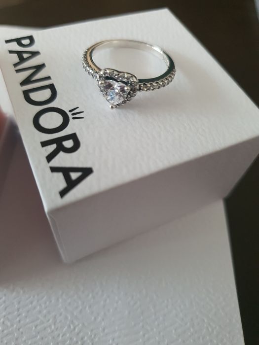 Pierścionek Srebrny Lśniące Serce Jak w Pandora