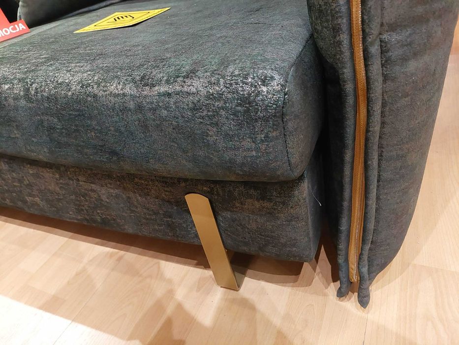 Elegancki narożnik z pierzem gęsim w poduszkach z dużą funkcja spania