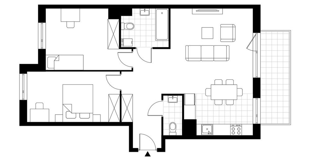 3-pokojowe mieszkanie 72m2 + balkon Bez Prowizji
