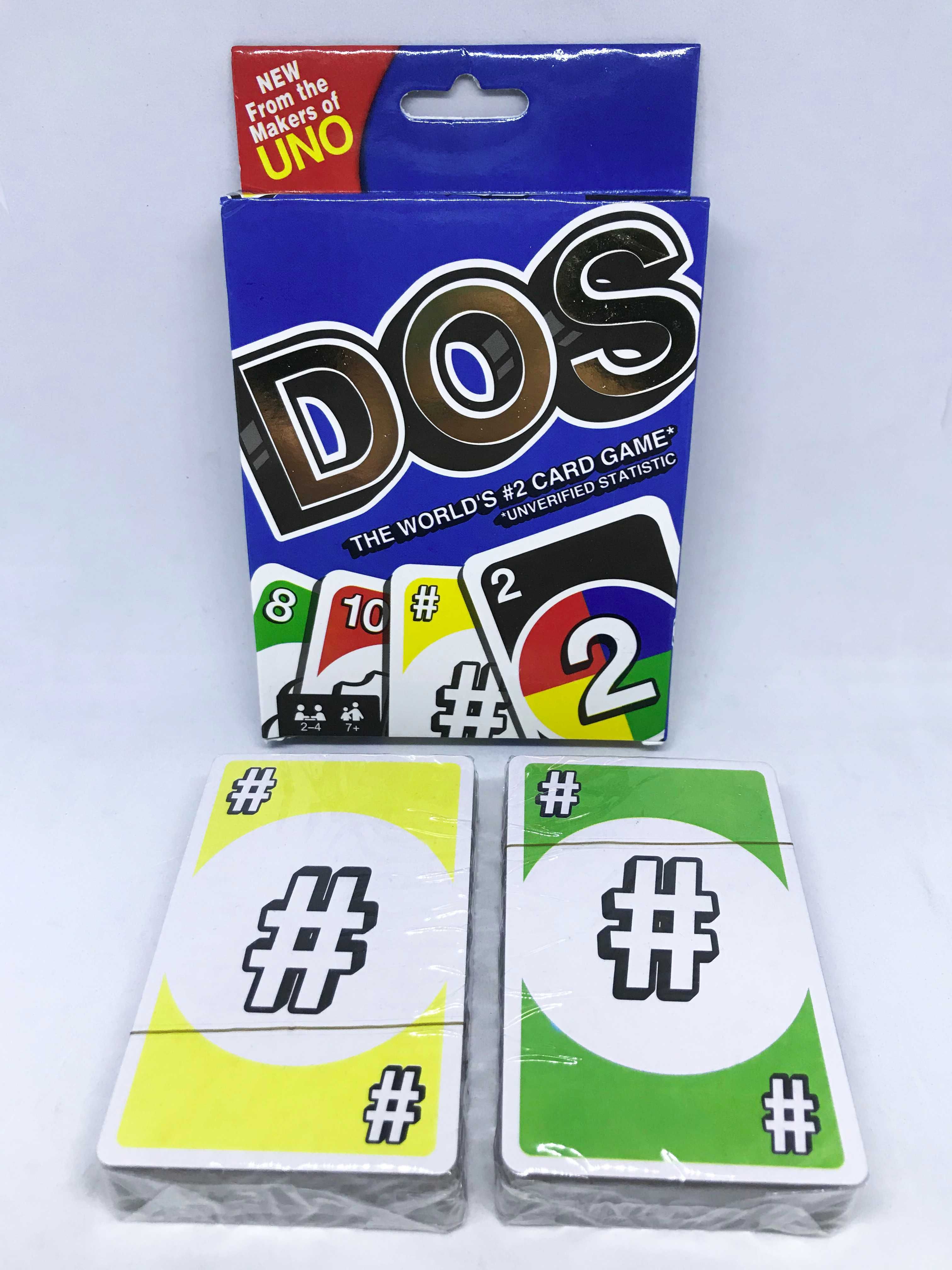 Jogo de cartas DOS (UNO DOS) - Novo / Selado Azurém • OLX Portugal