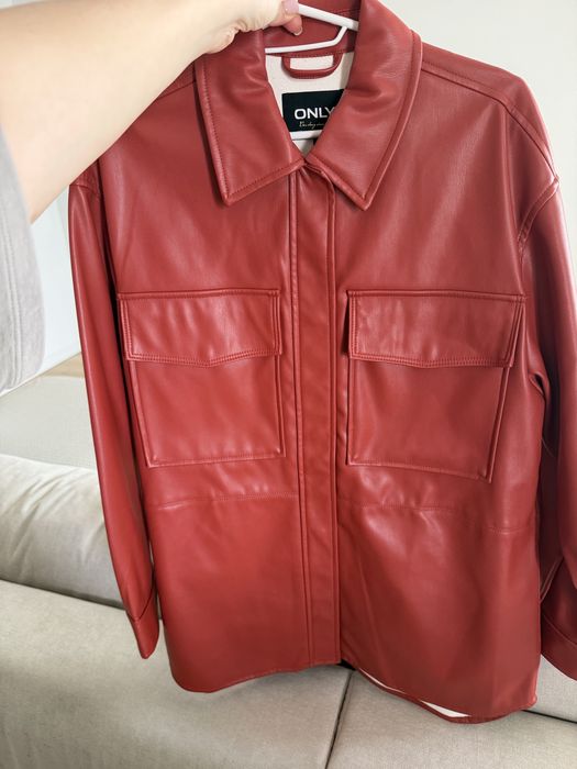 Сорочка шкіряна zara,only