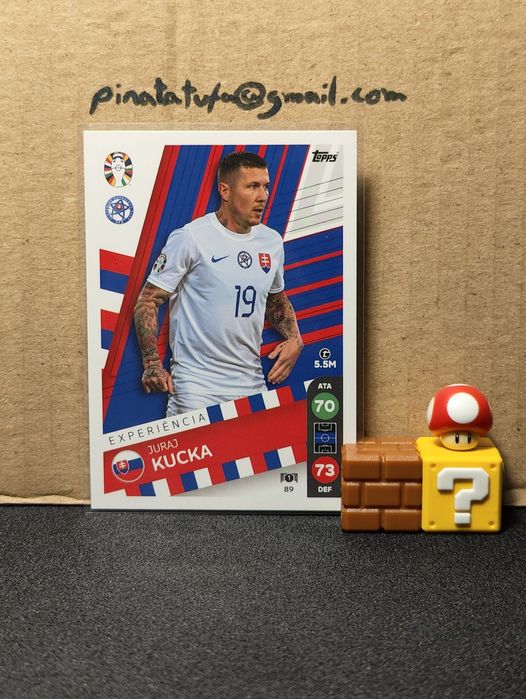 Carta Topps Juraj Kucka – Euro 2024 (Seleção da Eslováquia)