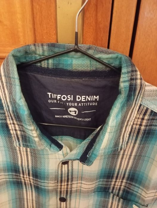 Camisa azul Tiffosi