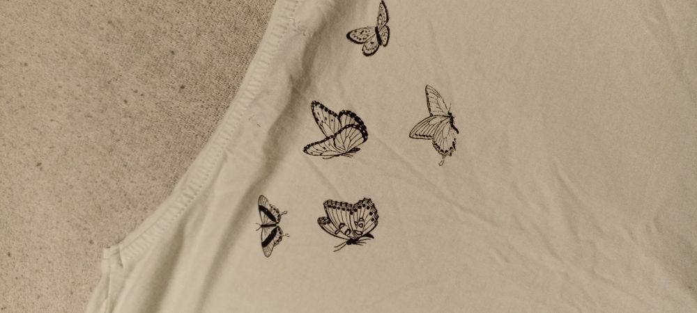 Miętowy t-shirt L Mohito