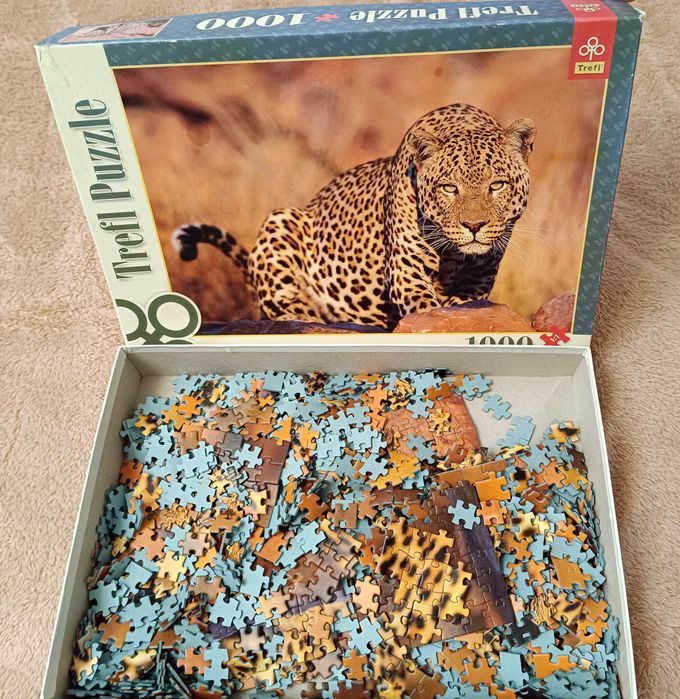 Trefl Puzzle пазли головоломка 1000 елементів 68х48 см леопард