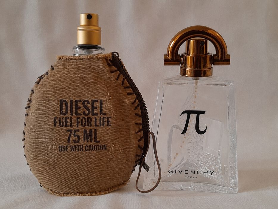 Conjunto de 2 Frascos de Perfume Diesel Fuel for Life e Givenchy Pi