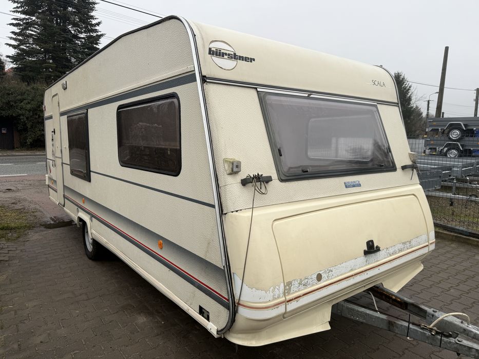 Przyczepa Burstner Scala 560 Stacjonarna 4 os Łazienka Transport