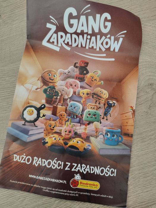 Gang zarodników.Album. Kompletem naklejek