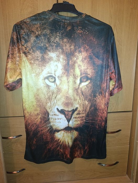 Męska koszulka / bluza z motywem LWA – efekt 3D, rozmiar L
