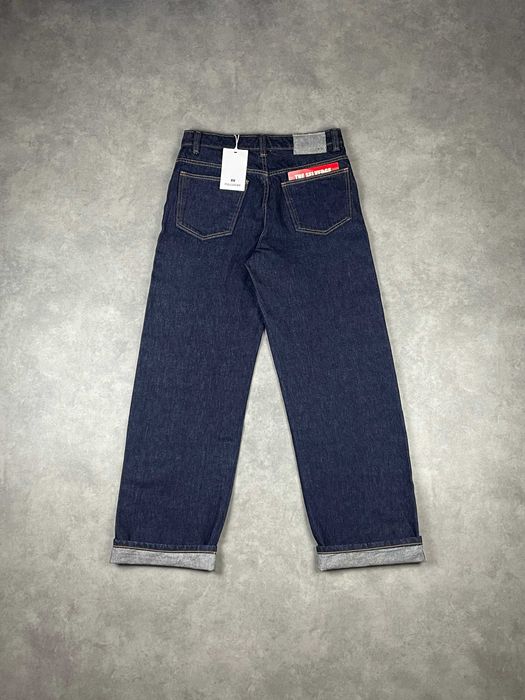 Джинси PULL&BEAR Selvedge Baggy Fit (S, M) Чоловічі Мішкуваті Широкі Селвідж Темно-сині На Осінь Нові