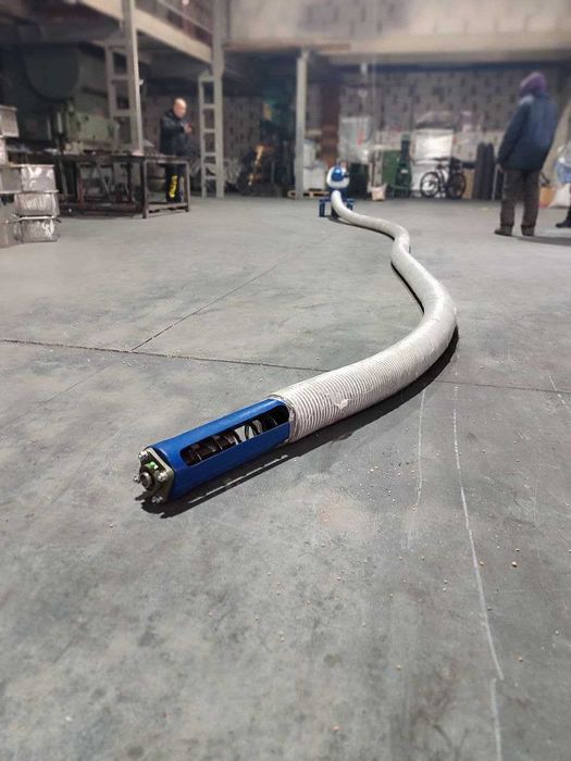 Гнучкий шнековий навантажувач, погрузчик зерна