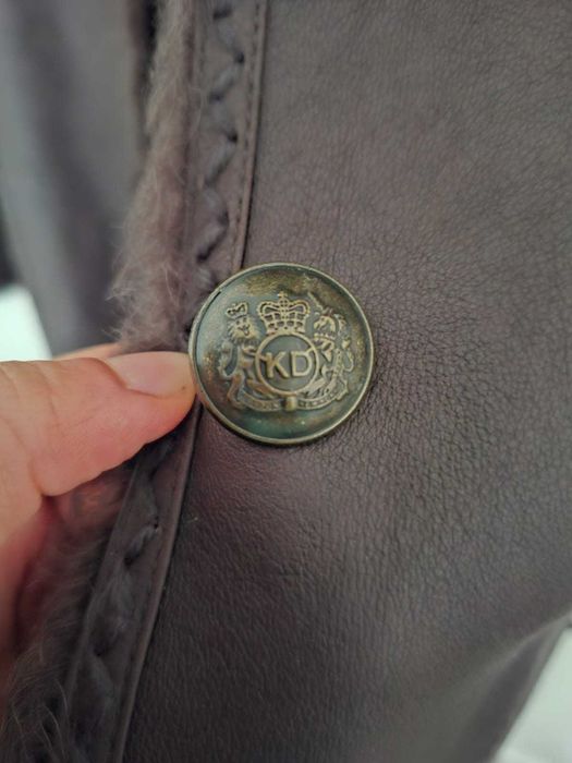Casaco de pele e pêlo verdadeiro/ True fur coat