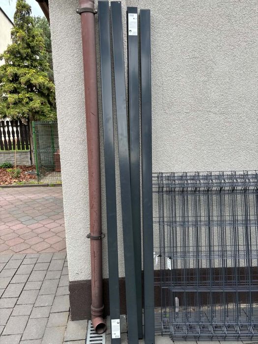 Panele ogrodzeniowe i słupki antracyt