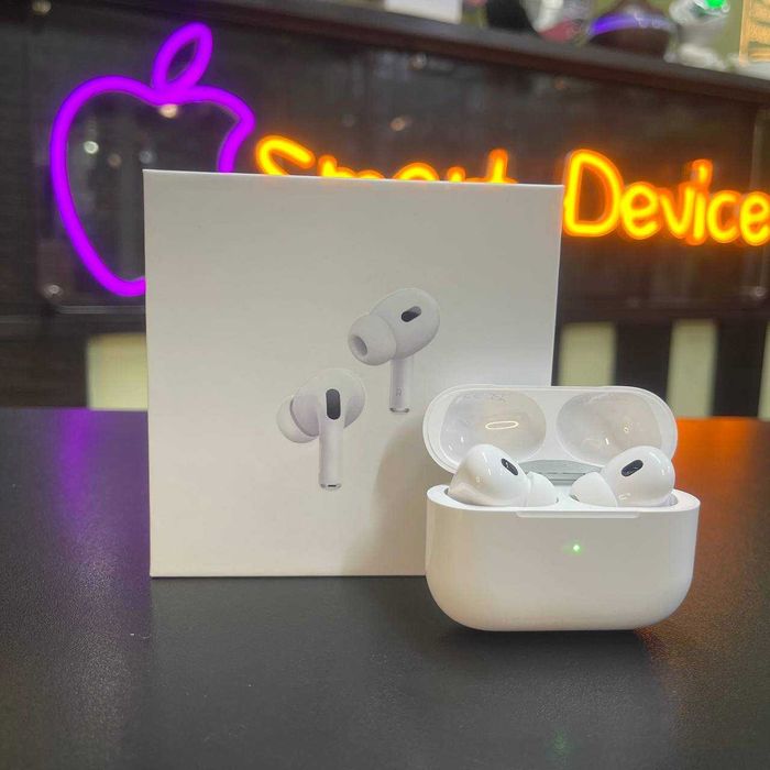 Bluetooth наушники AirPods Pro 2 с шумоподавлением + чехол в подарок