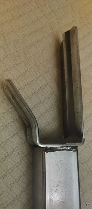 Blacha kwasowa 45x15cm. Kształtownik chrom