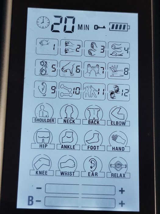 24 tryby EMS profesjonalny elektostymulator mięśni fizjoterapia