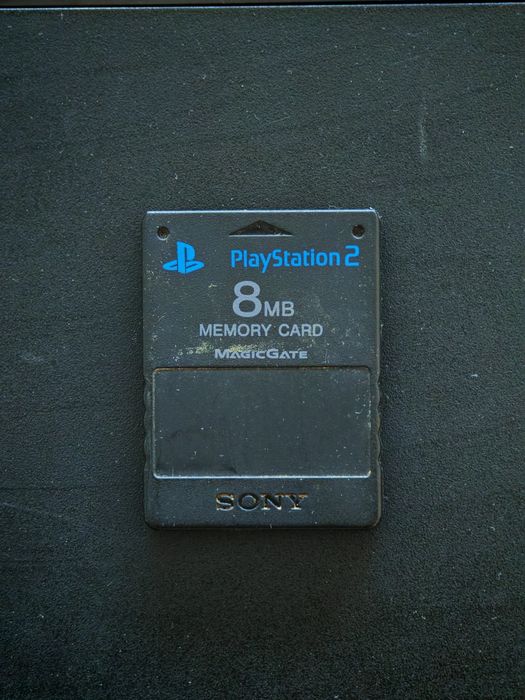 Sony PlayStation 2 Slim Black + 2 DualShock 2 + Memory Card