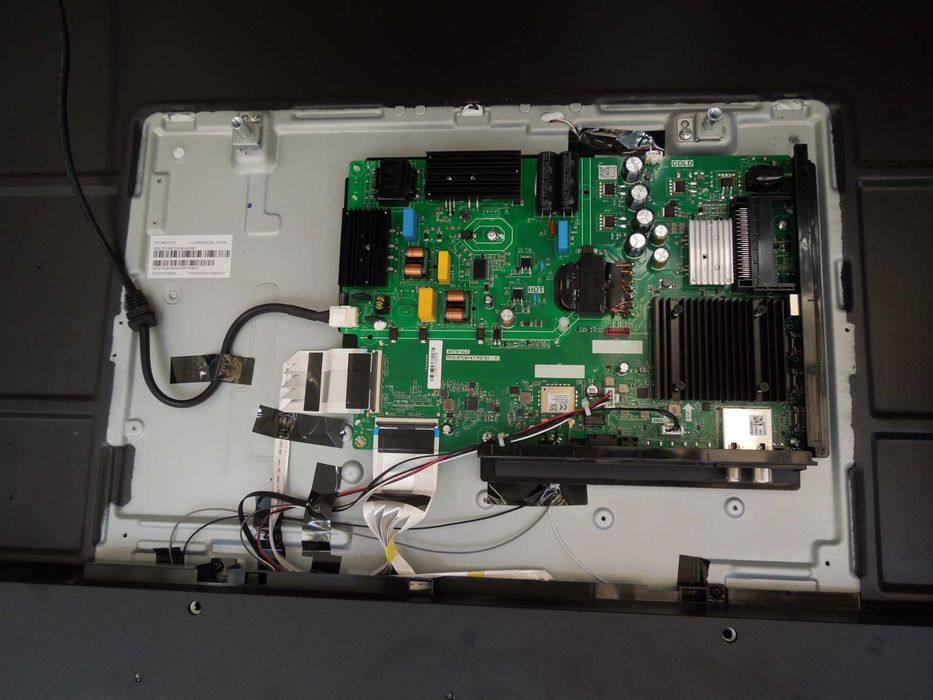 Placa de alimentação / mainboard TV LG 55UT73006LA, cabos LVDS, placa IR, colunas, antena wifi - retirado de tv com ecrã partido