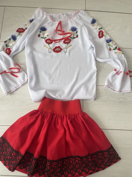 Вишиванка дитяча, дівчинка, спідничка, сорочка, футболка