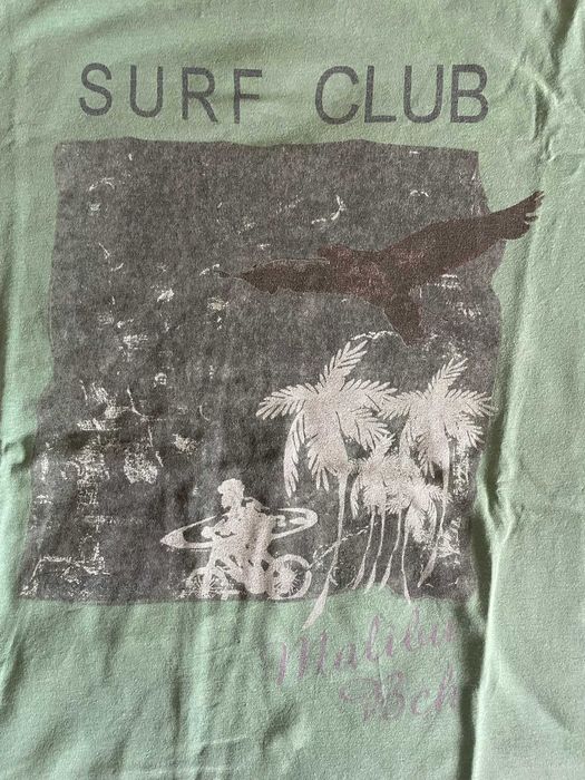 T-shirt verde vintage surf homem S