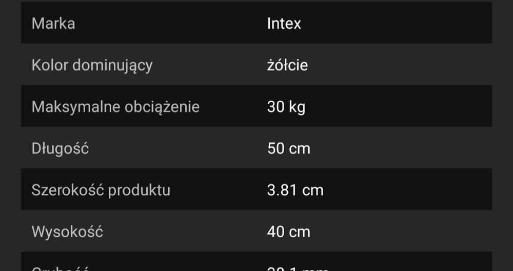 Kamizelka ratunkowa dziecięca INTEX r. 2 +gratis