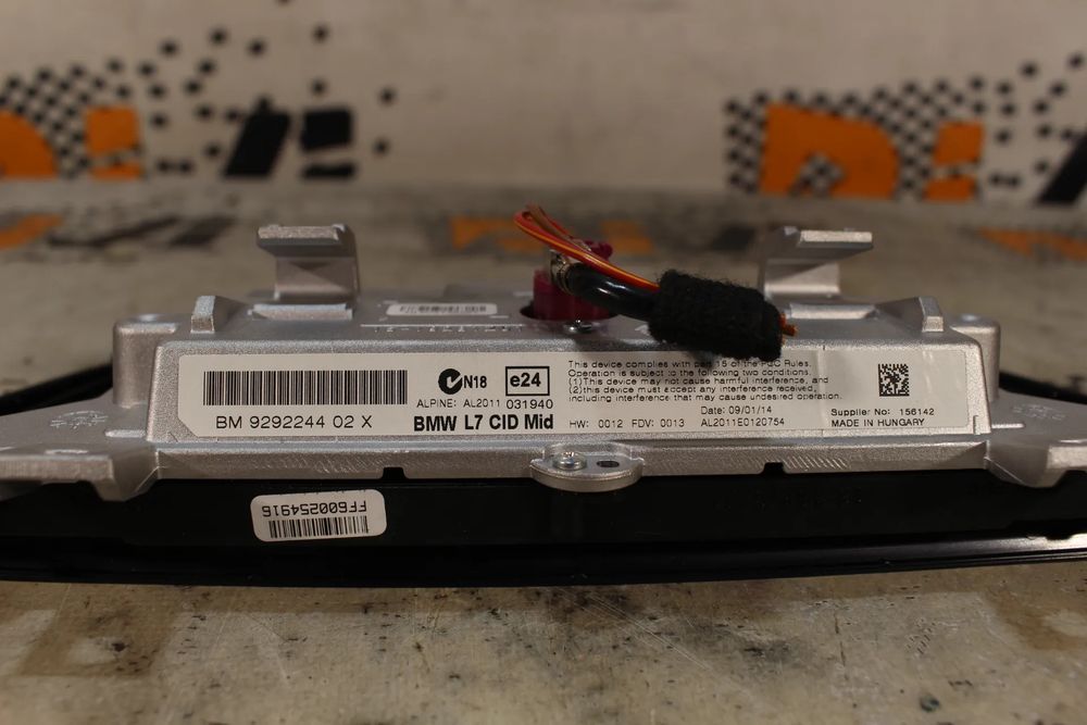 Display / ecrã de informações BMW 1 (F20)
