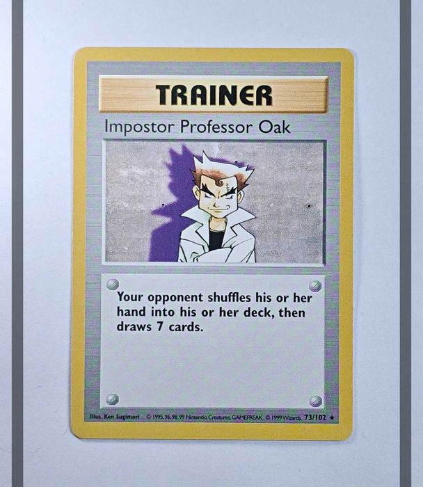 Impostor Professor Oak 73/102 BS Shadowless ENG