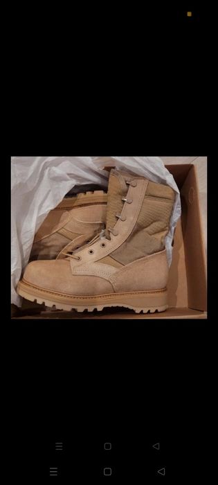 Pustynne buty taktyczne na podeszwie Vibram