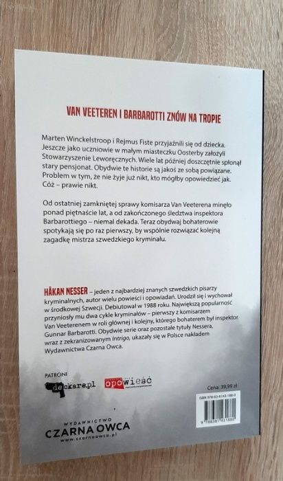Stowarzyszenie leworęcznych Nesser Hakan nowa książka