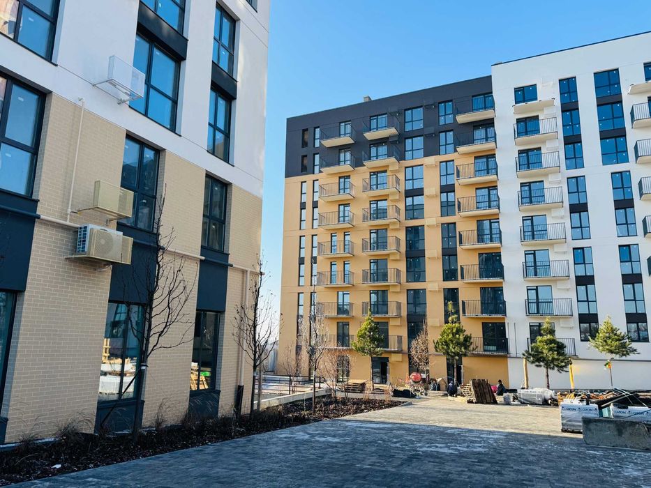 Продаж 1-кімнатної квартири 41кв.(єОселя) м.Пустомити (9км.від Львова)