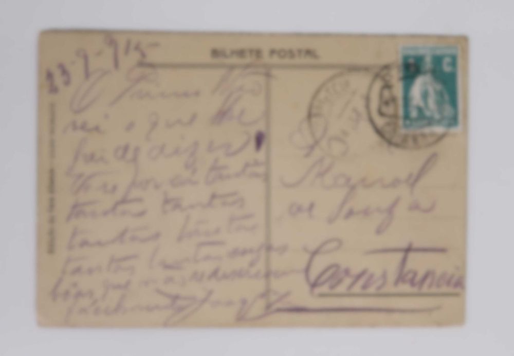 Postal LUZO - Casa Alliança - Fundada em 1875 (muito raro)