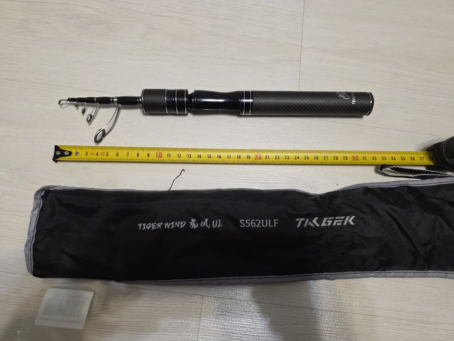 Спиннинг трэвел складной телескопический спінінг