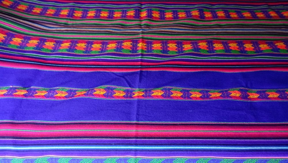 Colcha de algodão artesanal